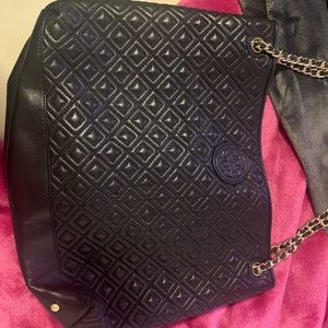 Black tory burch shoulder bag